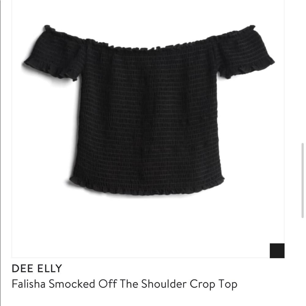 Black crop top